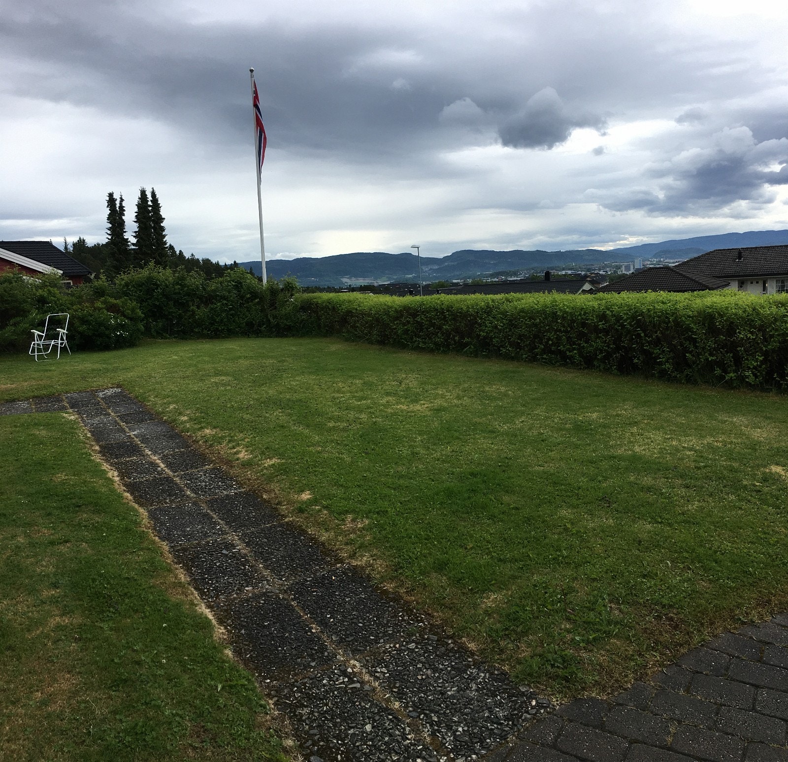 Stor unik og skjermet hage som leietaker disponerer. Galleribilde