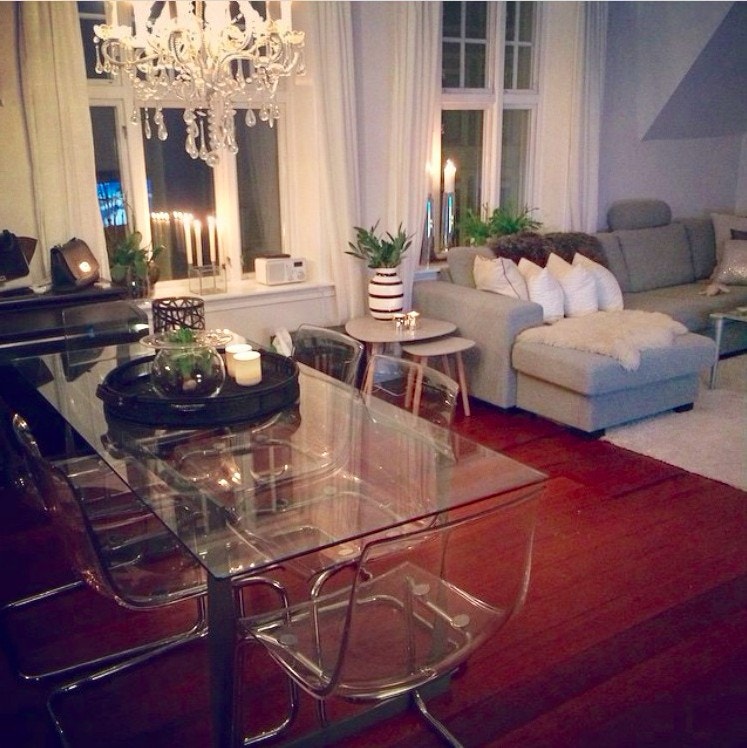 Stue/ spisestue Galleribilde