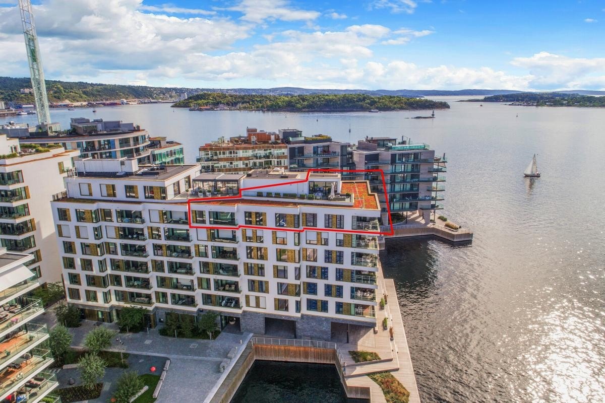 Leilighetens beliggenhet i bygget Galleribilde