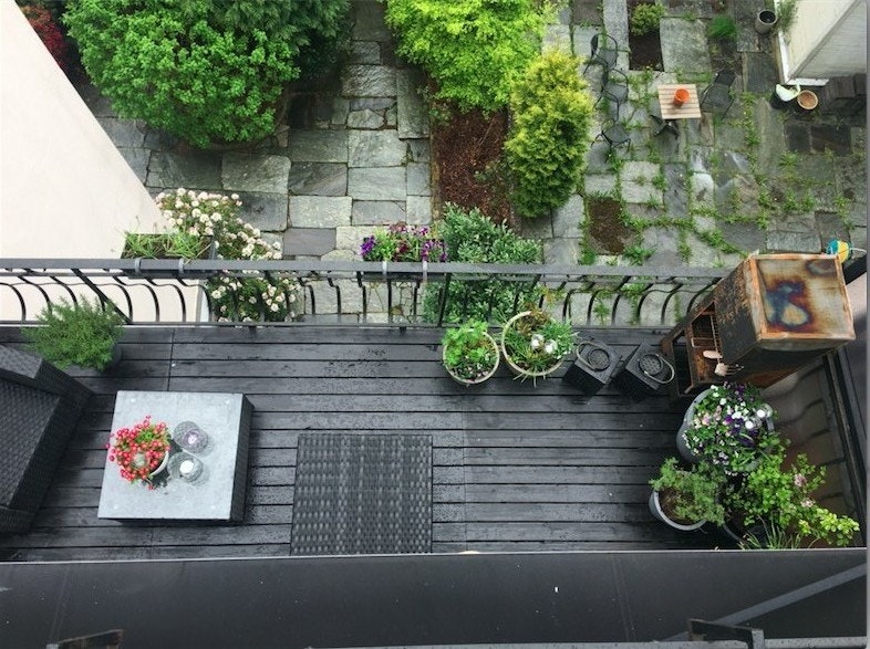 Altan 1 tatt fra altan 2 Galleribilde