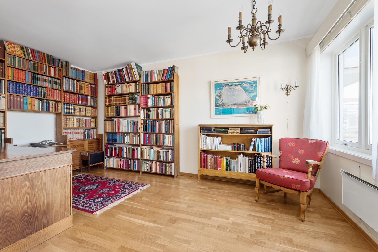 Bibliotek/soverom med god romfølelse Galleribilde