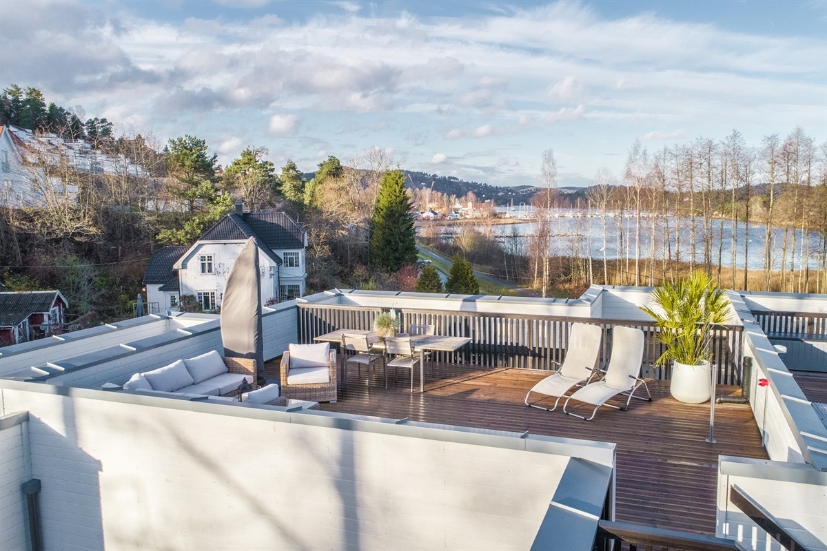 Meget flott leilighet med egen takterrasse Galleribilde