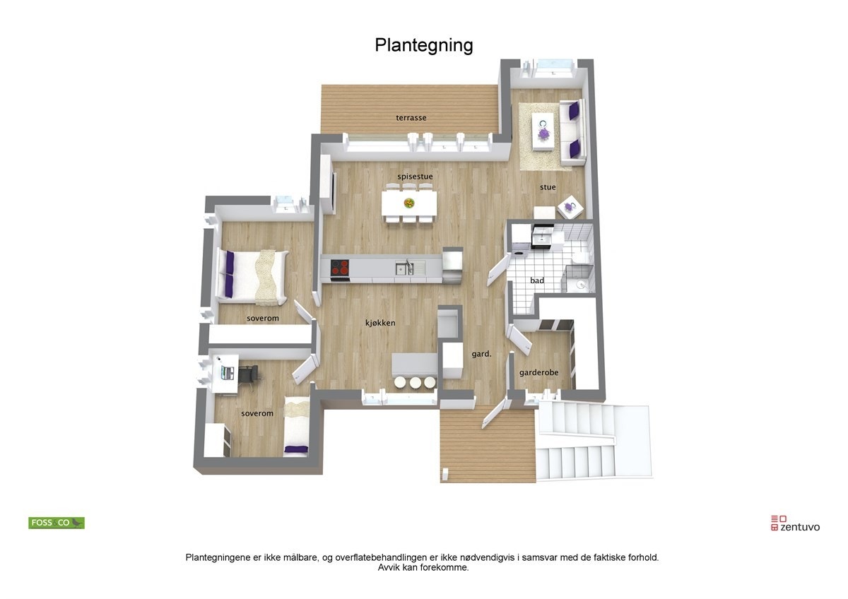 Plantegning Galleribilde