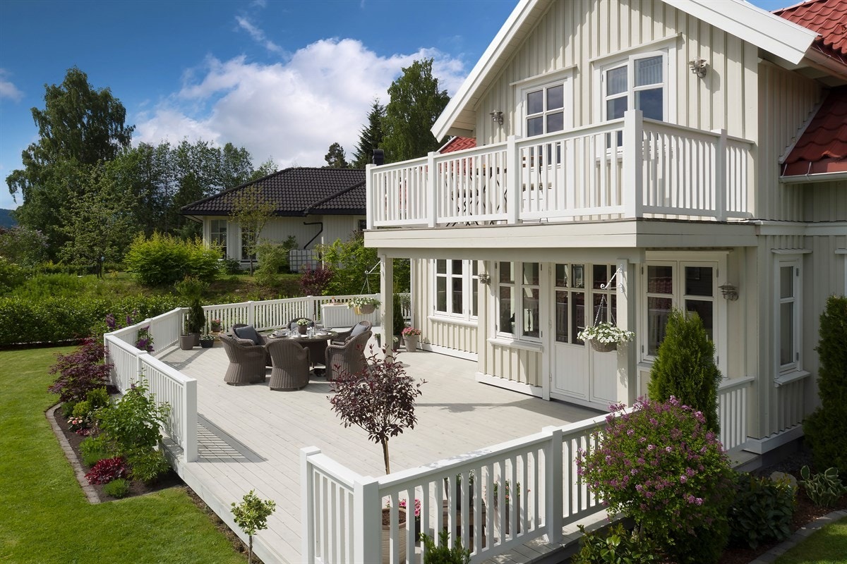 I hagen finner du også frukttrær og bærbusker. Galleribilde