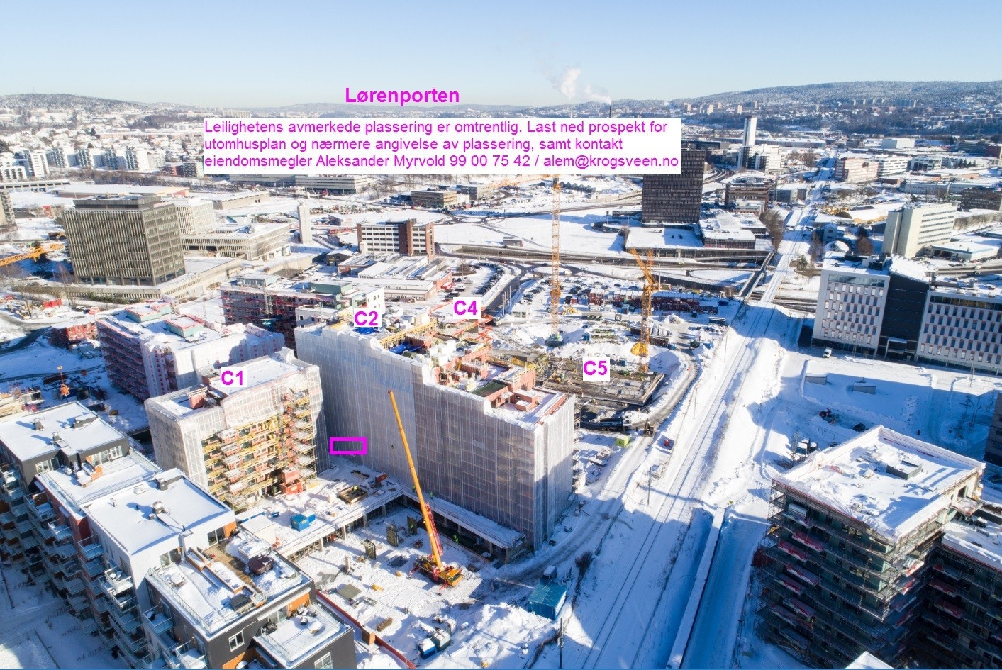 Omtrentlig plassering av leil. C2-46. Galleribilde