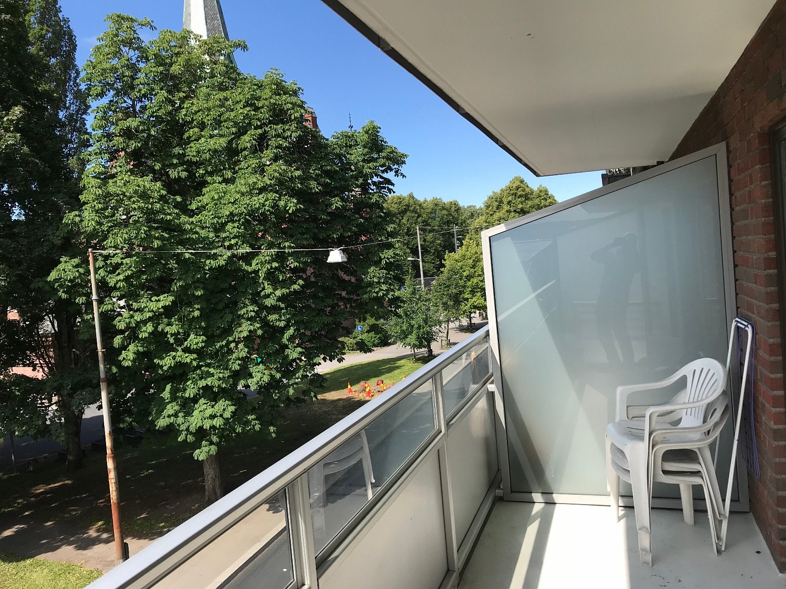 Utsikt mot Sagene kirke Galleribilde