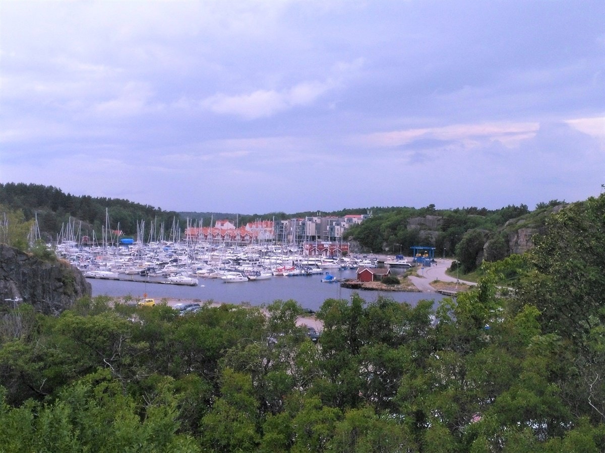 Strømstad spa sett fra byen. Galleribilde