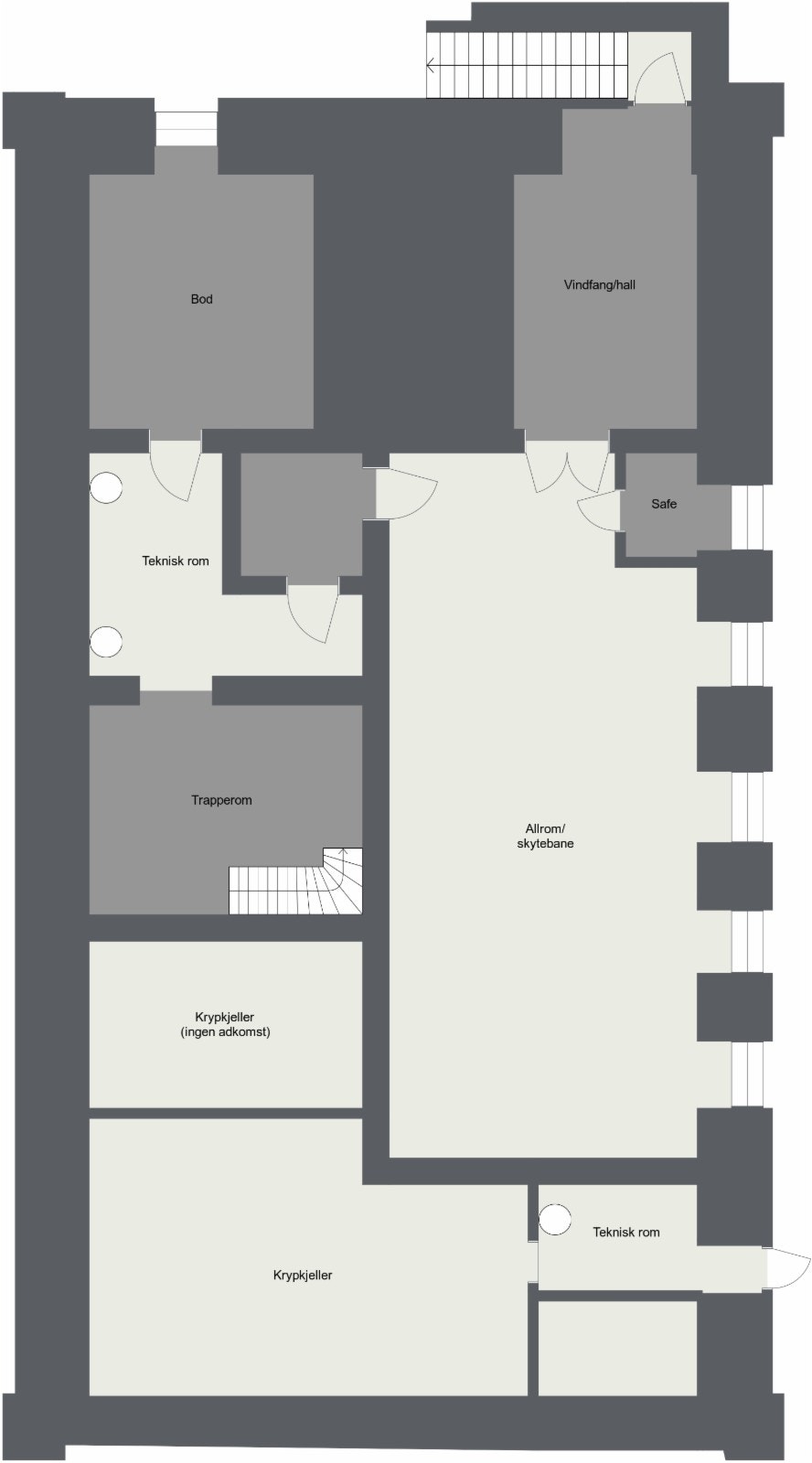 Hovedhus - kjeller Galleribilde