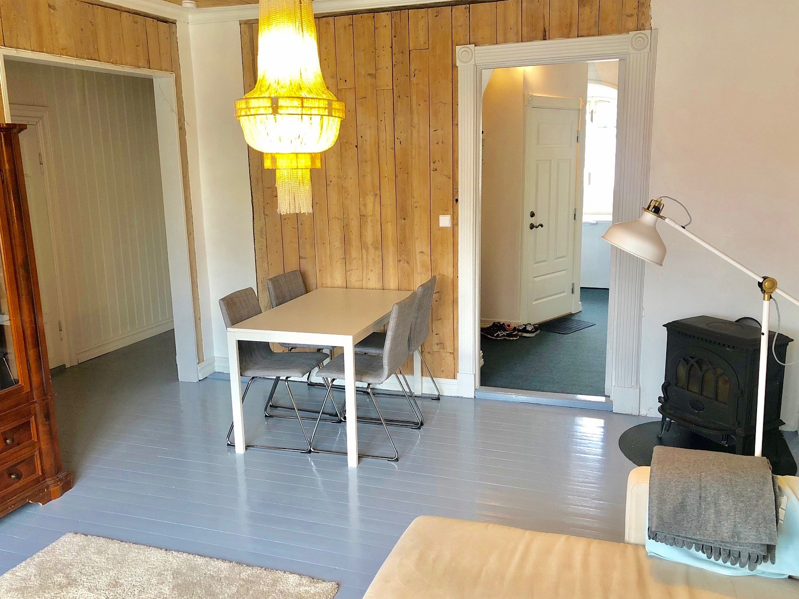 Stue med spisebord Galleribilde