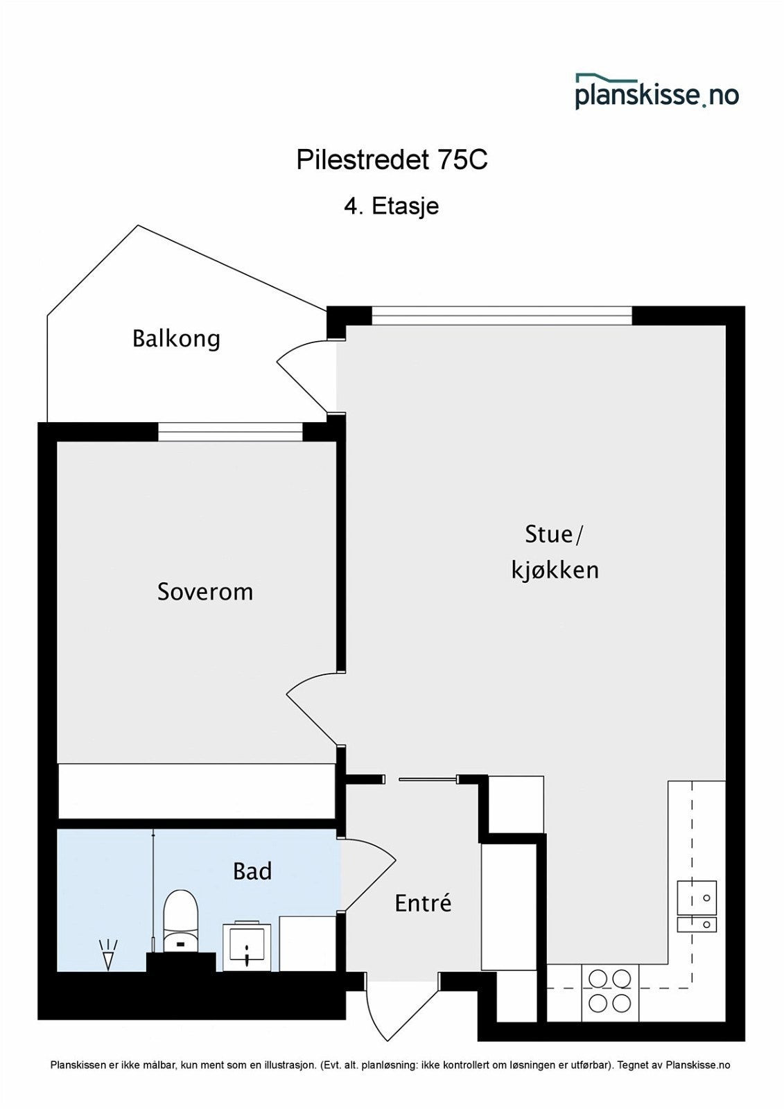 Plantegning Galleribilde