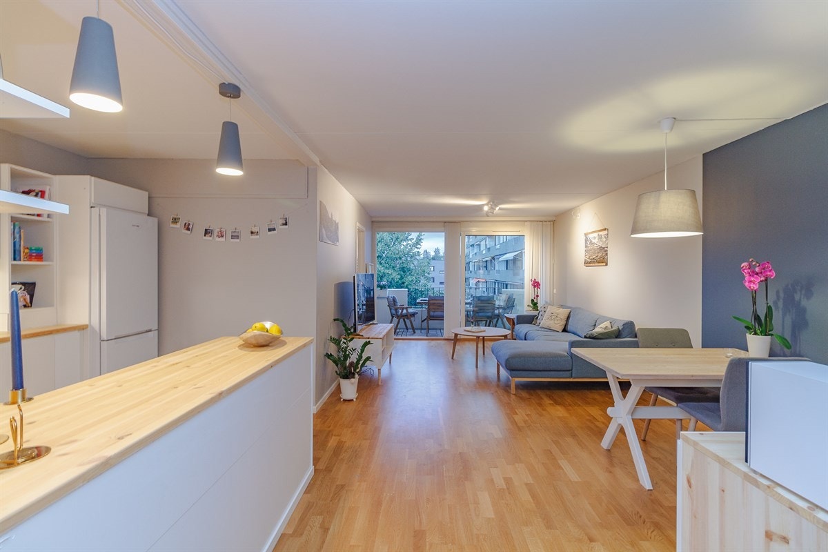 Åpen stue/kjøkkenløsning Galleribilde