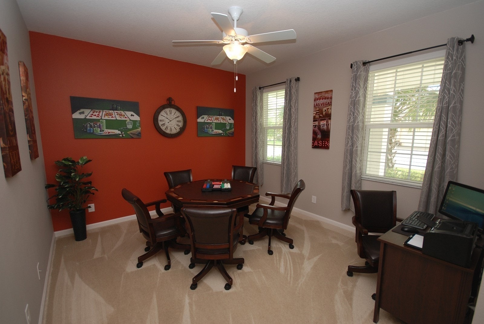 Poker/kort bord Galleribilde