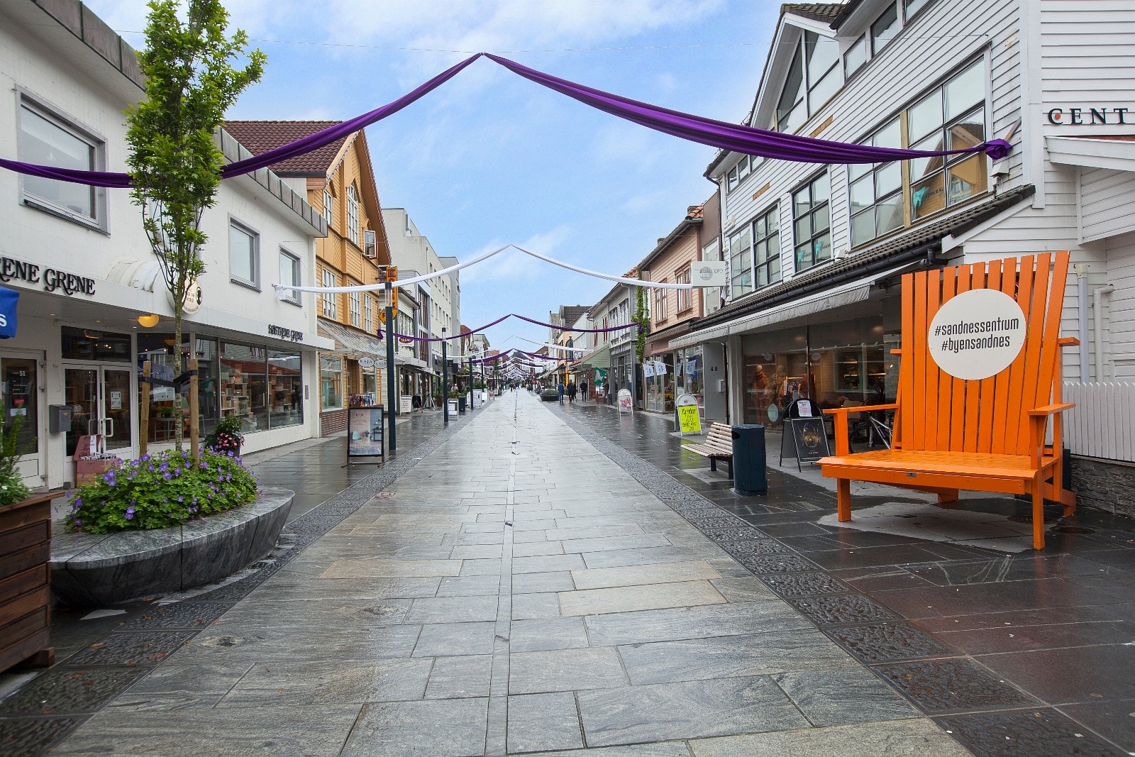 Sandnes sentrum Galleribilde