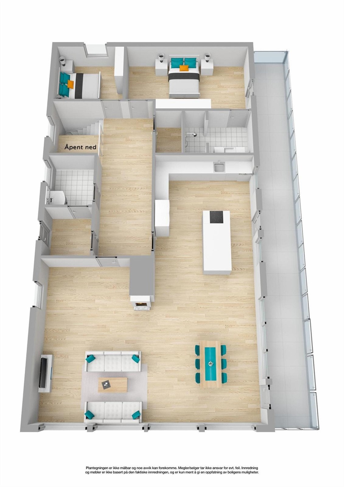 Plantegning 1. etasje Galleribilde