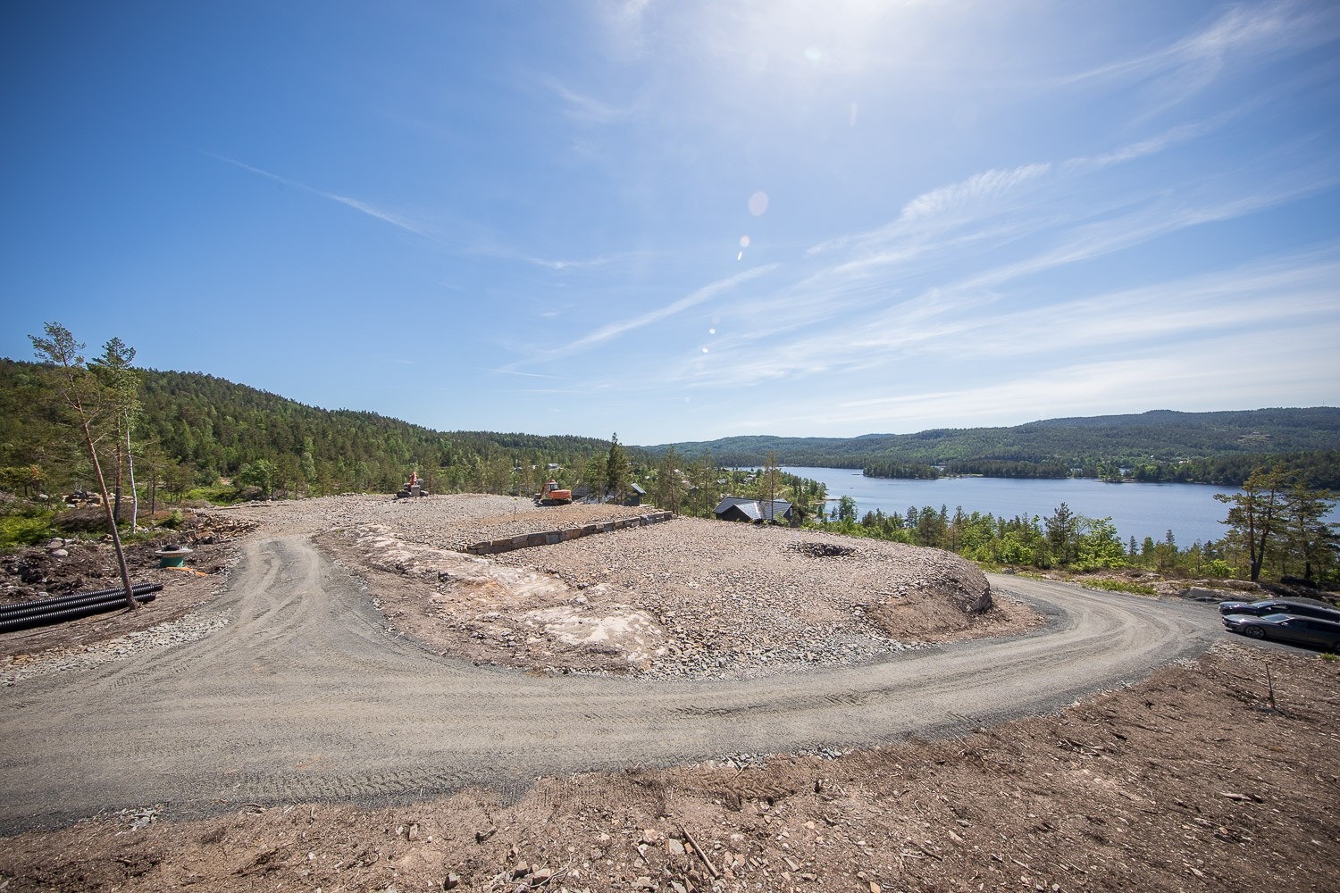 Det er flere byggeklare tomter Galleribilde