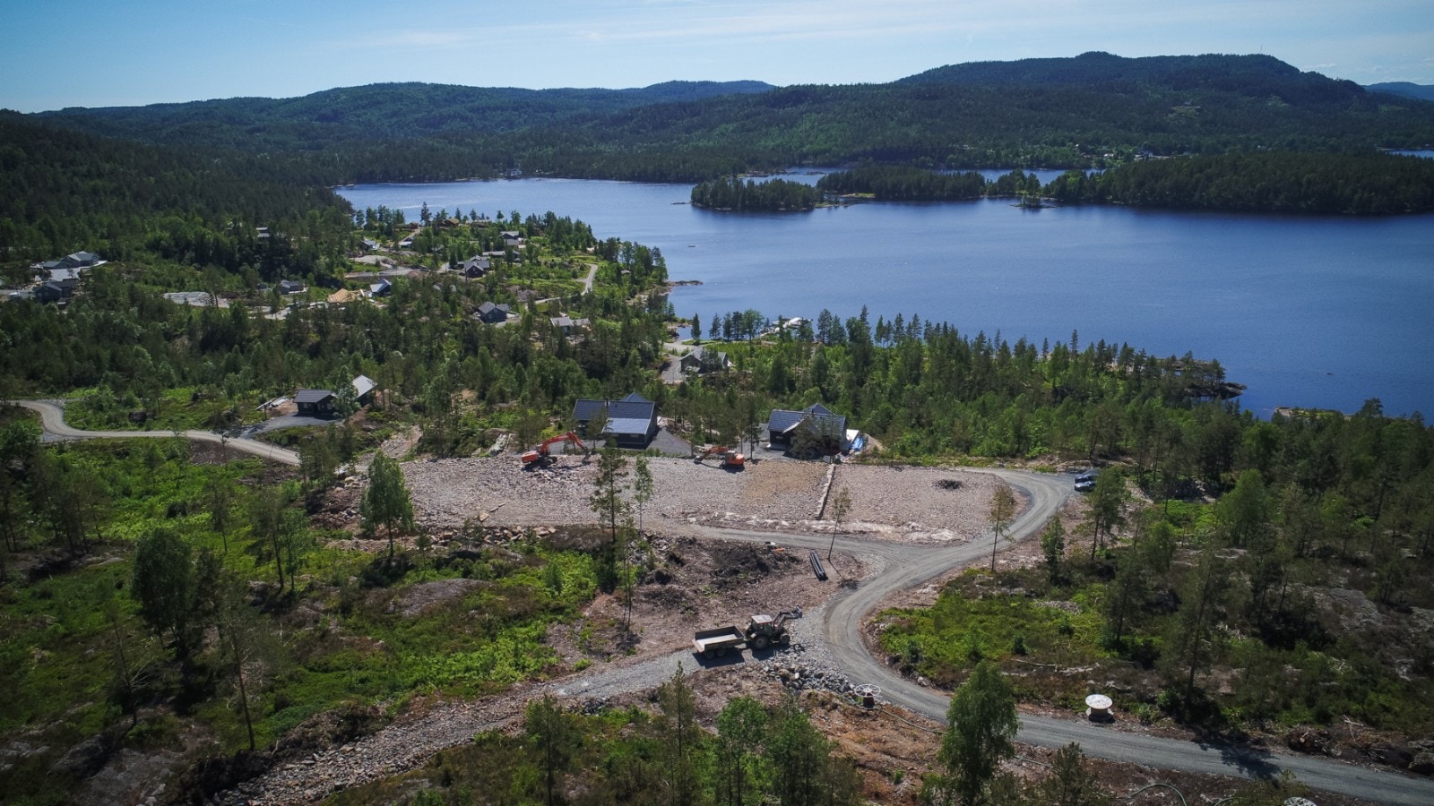 Det er flere byggeklare tomter Galleribilde