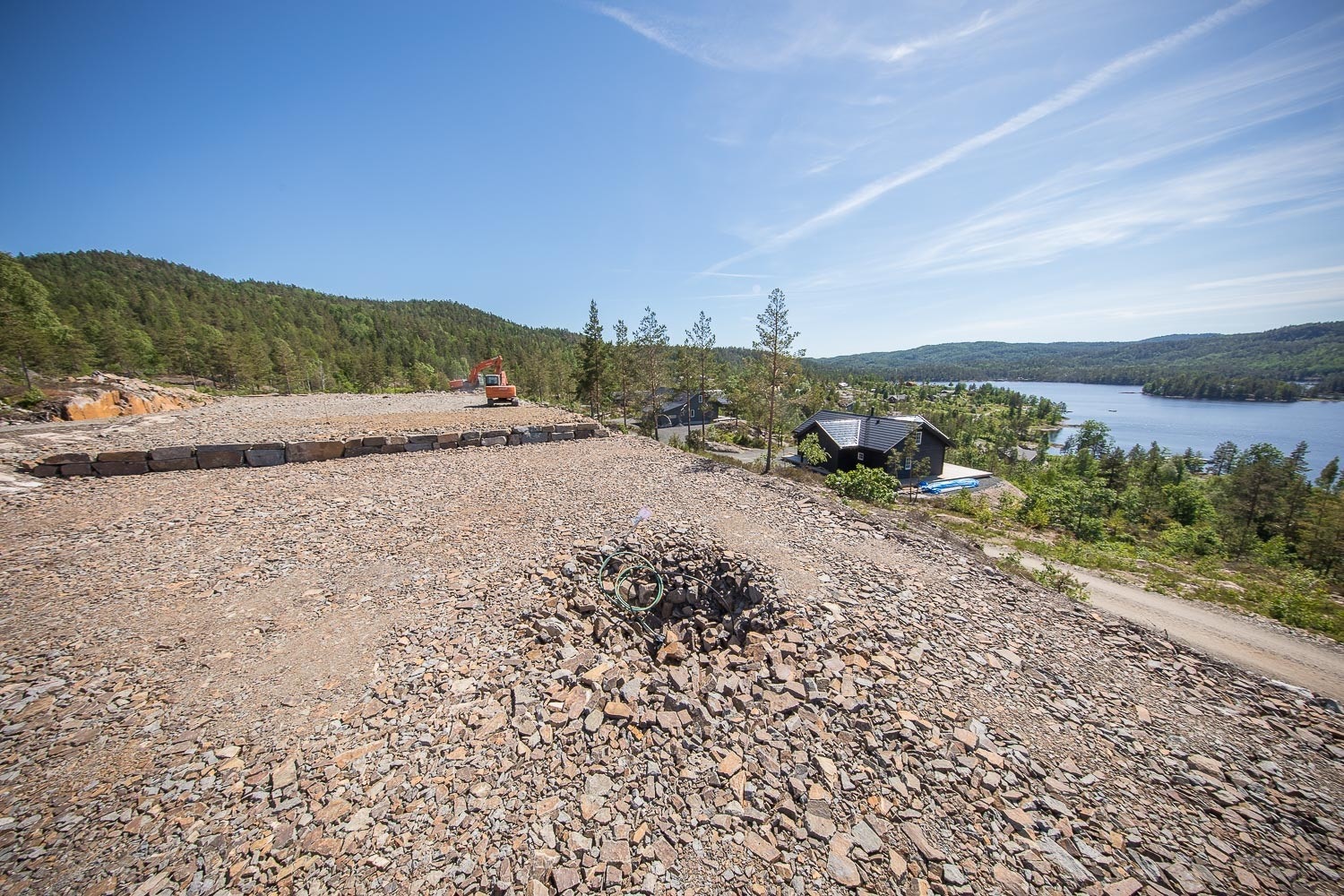 Det er flere byggeklare tomter Galleribilde