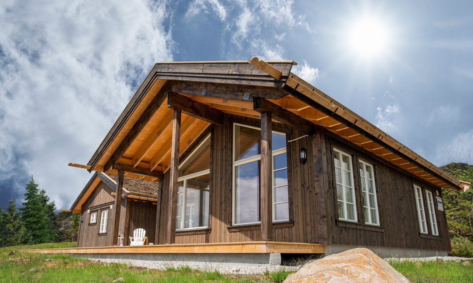 Hytte i Rislelia Tempelseter - Lys, trivelig hytte med flott utsikt og lang solgang. Galleribilde