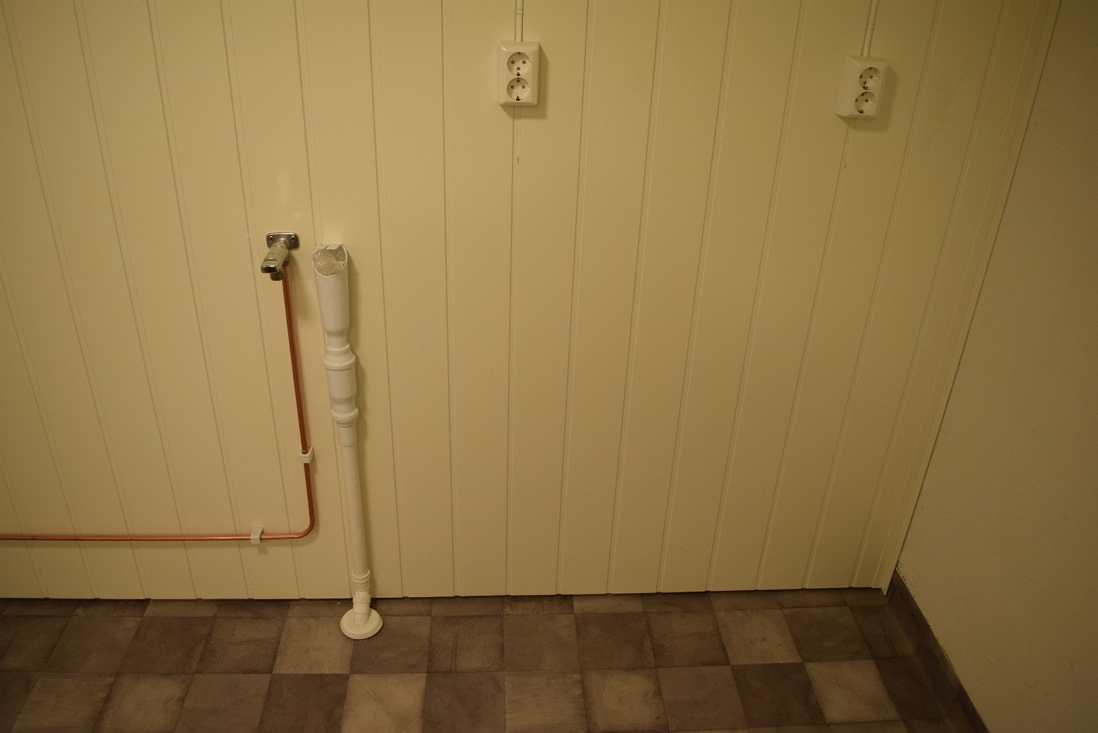 WC / Vaskerom - Opplegg for Vask- og tørkemaskin Galleribilde