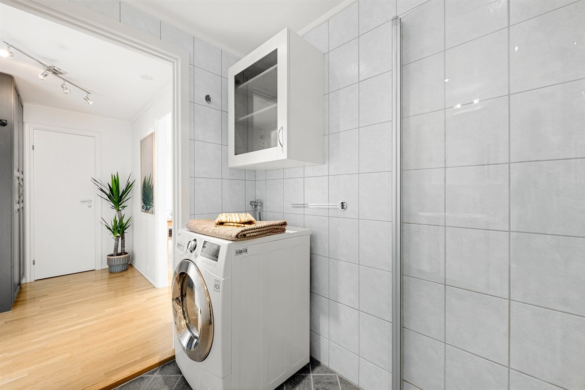 Badet har opplegg for vaskemaskin Galleribilde