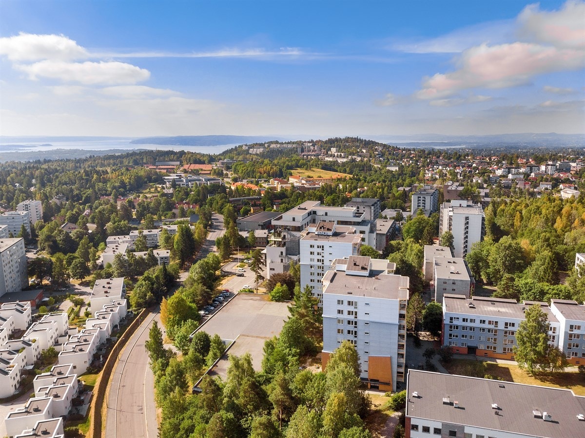 Fra leiligheten er det kort vei til turmuligheter, kollektivtransport, butikker m.m. Galleribilde