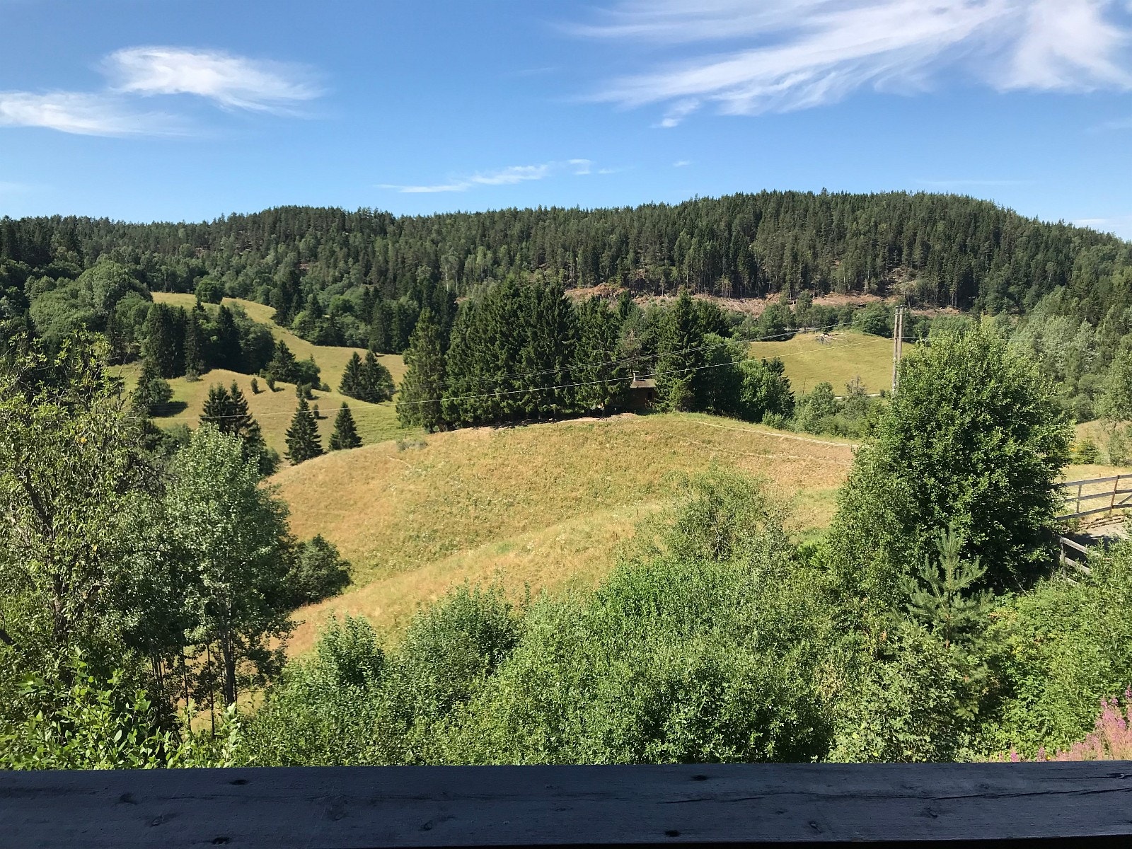 Utsikt fra balkong i 2.etg Galleribilde