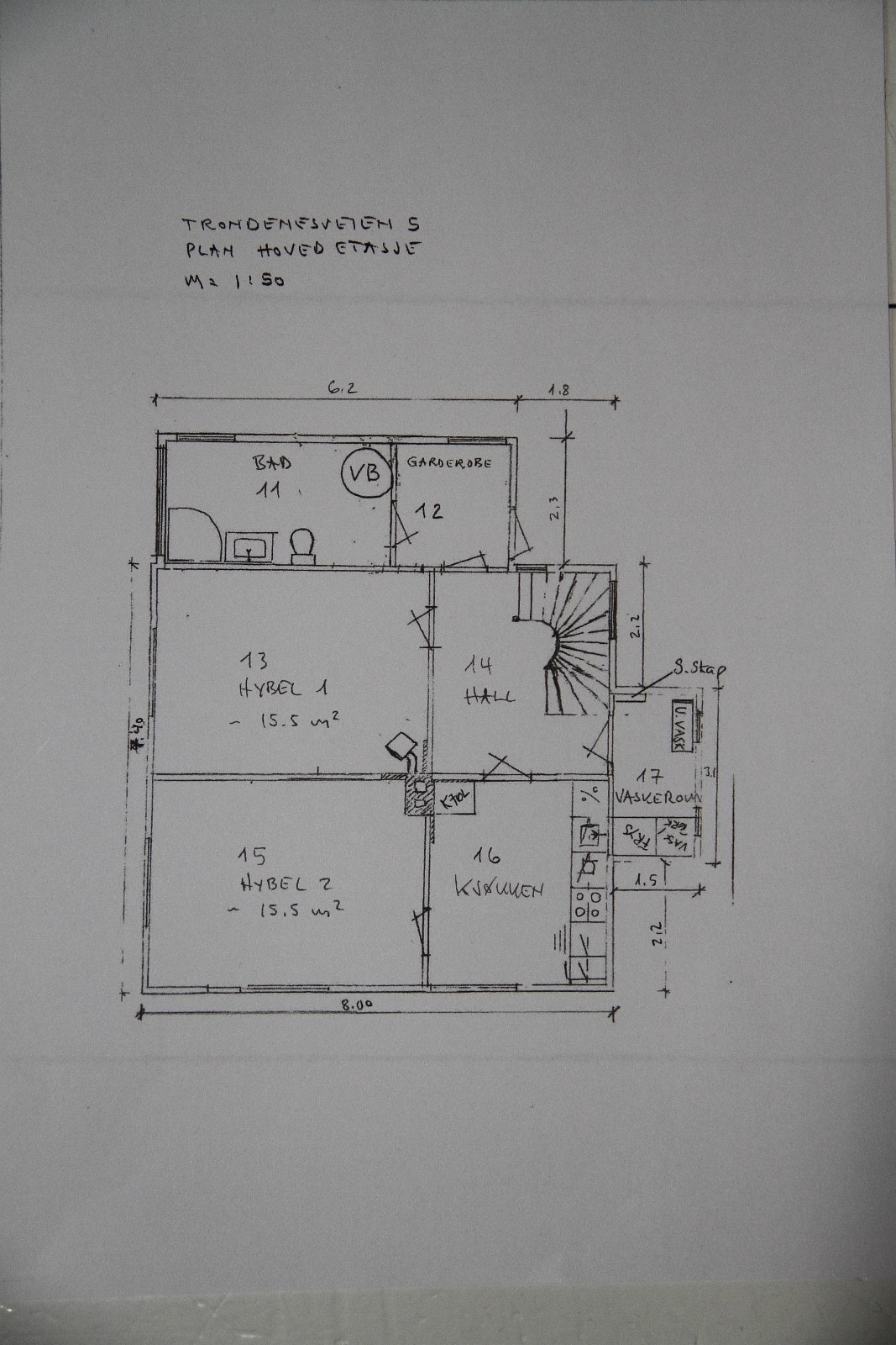 Plan hovedetasje Galleribilde