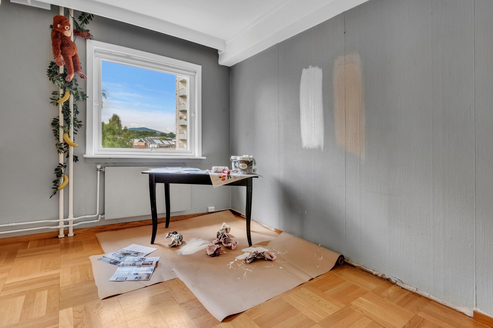 Mulighetene er mange i denne leiligheten på Sjølyst. Galleribilde