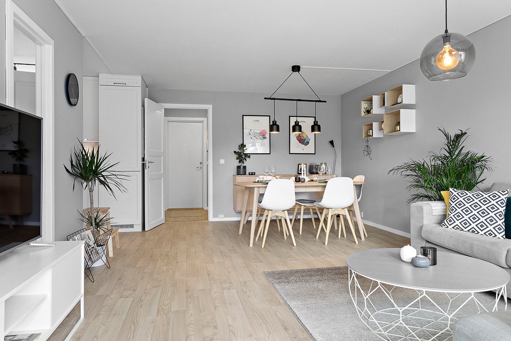 Spiseplassen har en naturlig tilhørighet i nærheten av kjøkkenet. Galleribilde