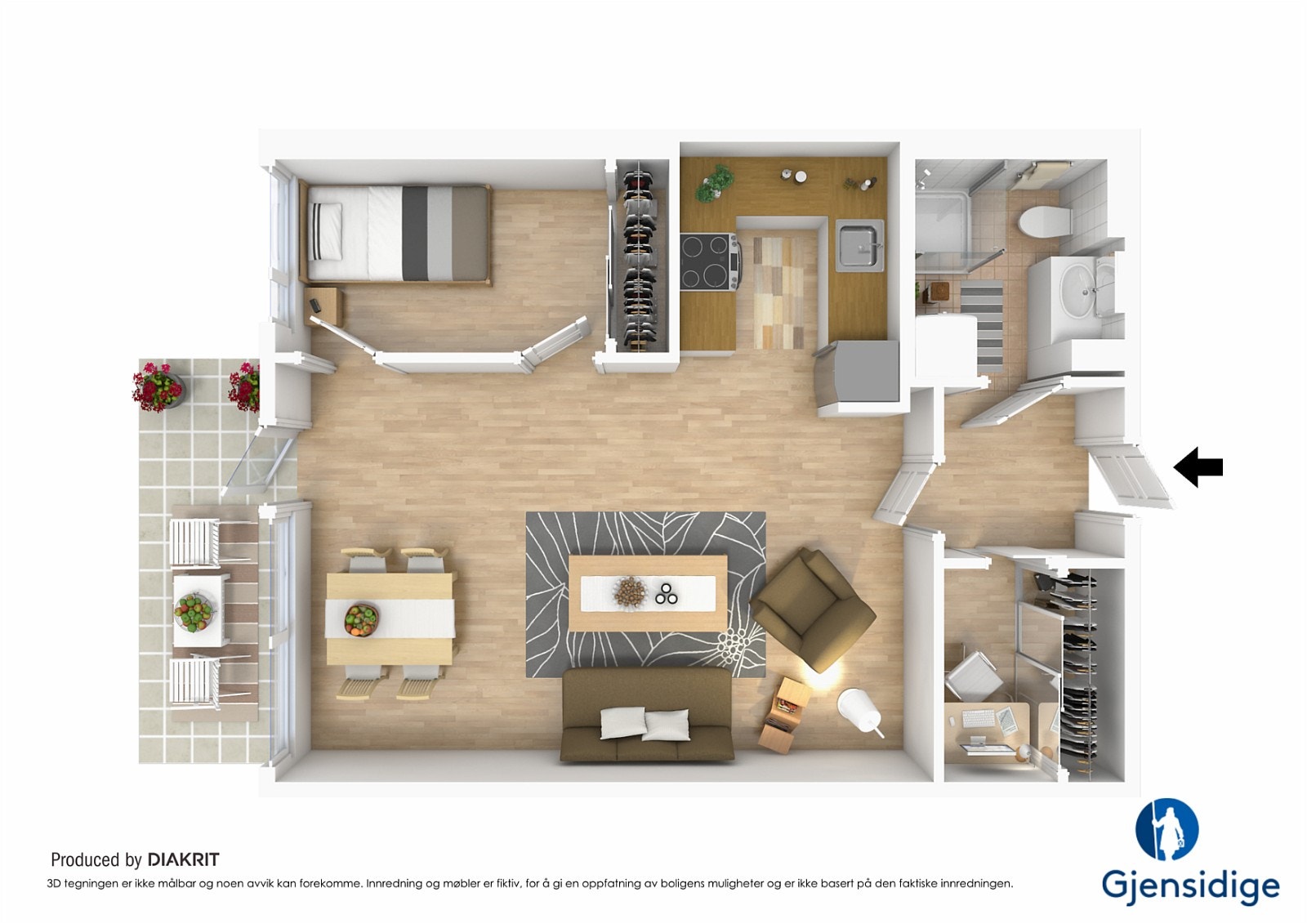 Planløsning Galleribilde