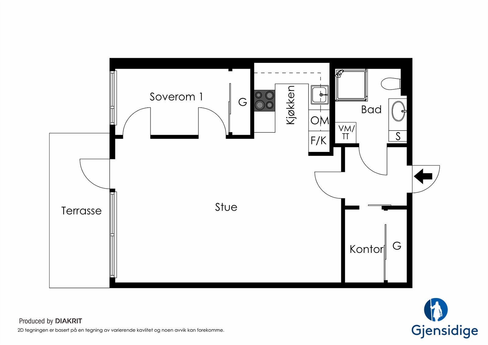 Planløsning Galleribilde