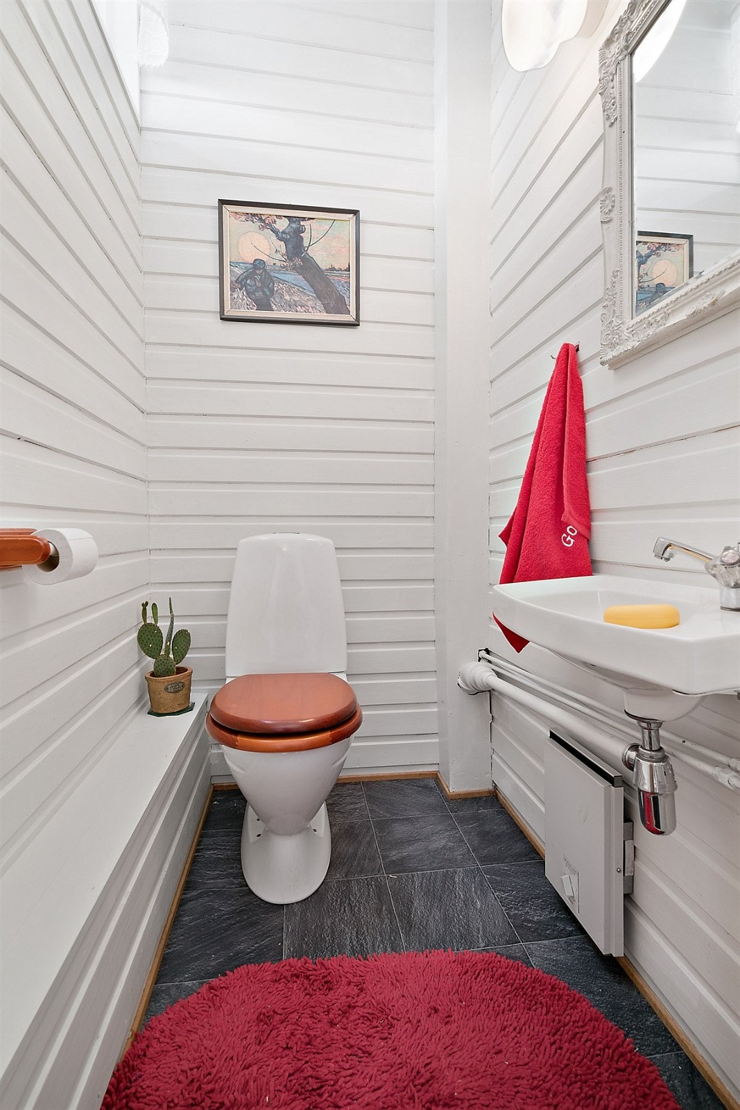 Wc-rom i tilknytning vindfanget Galleribilde