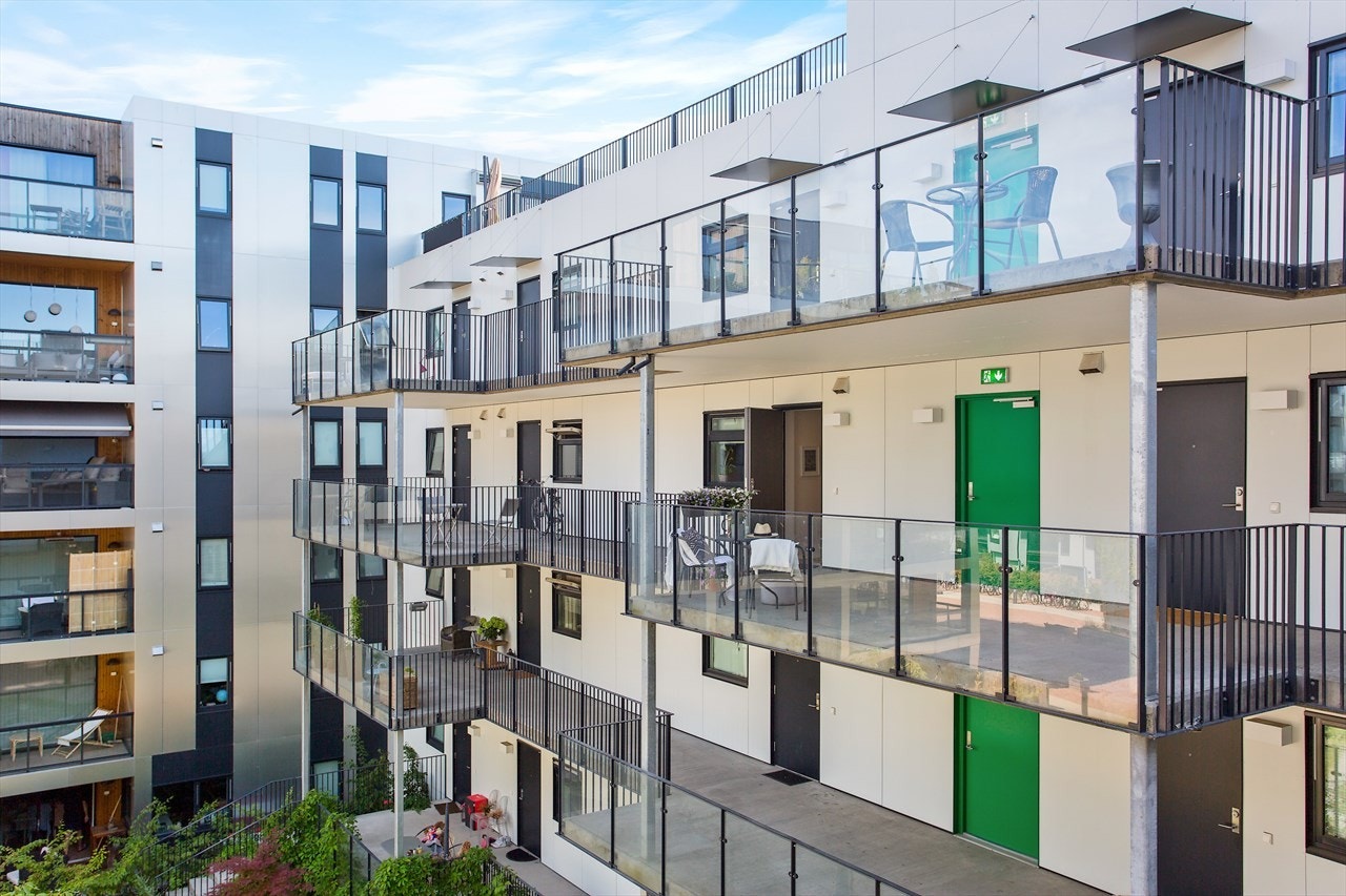 Indre gårdsrom Galleribilde