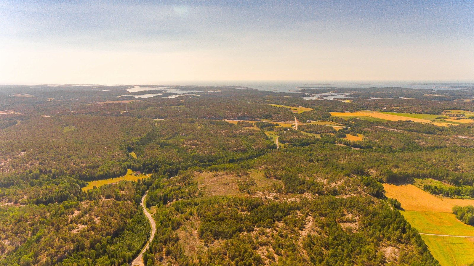 Vy mot väster, mot Kragenäs, Galtö och Resö Galleribilde