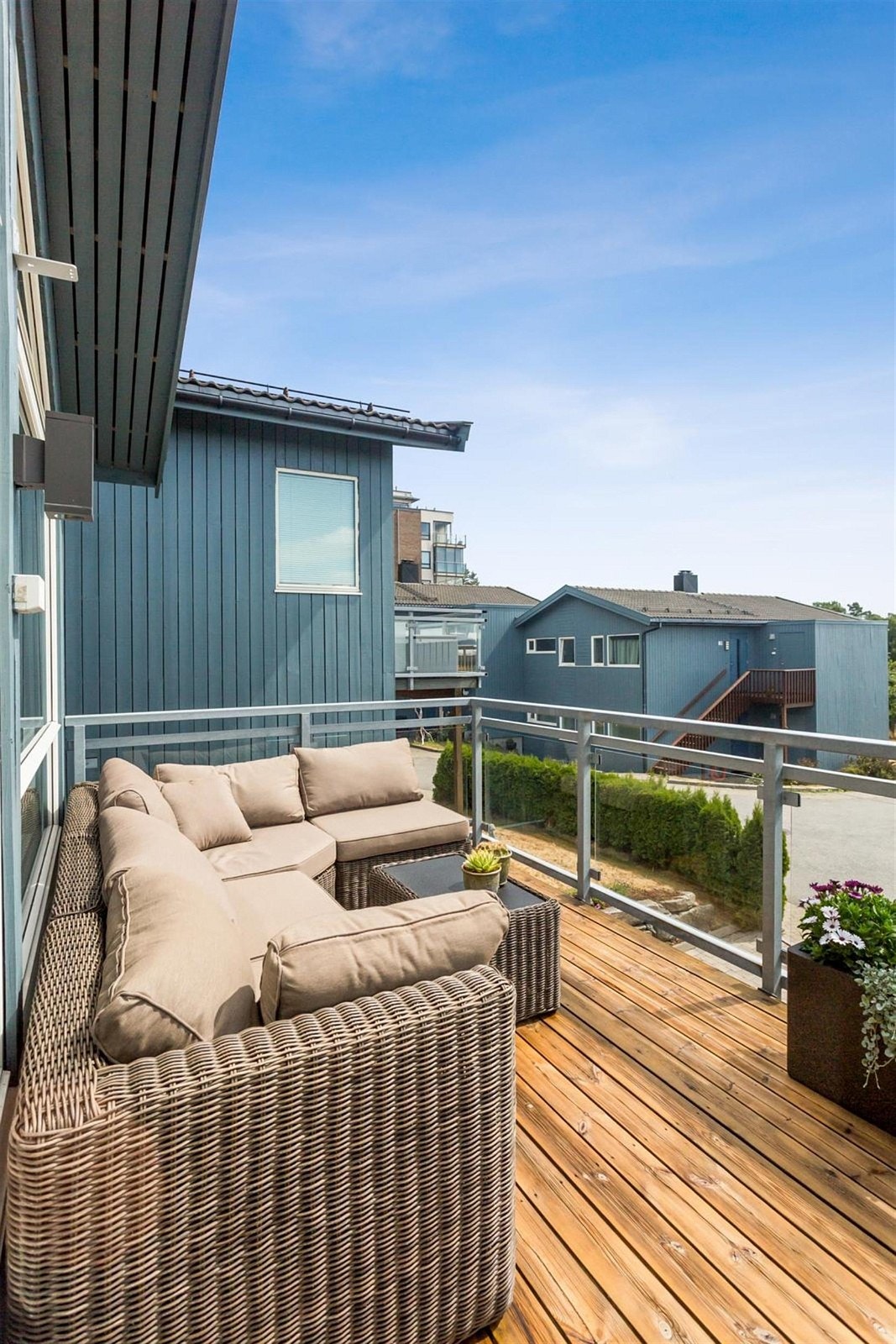 Terrasse med flott utsikt. Galleribilde