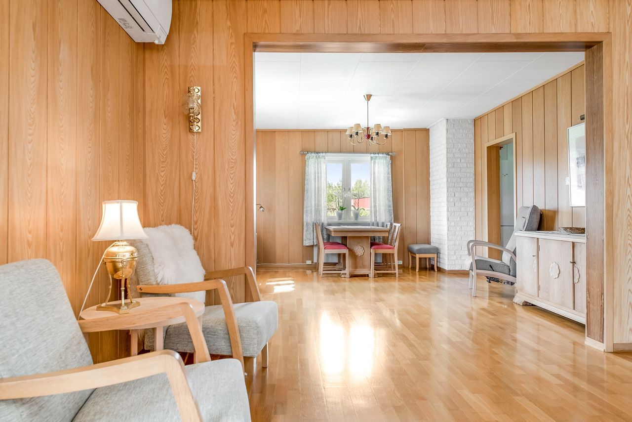 Todelt, pen stue Galleribilde