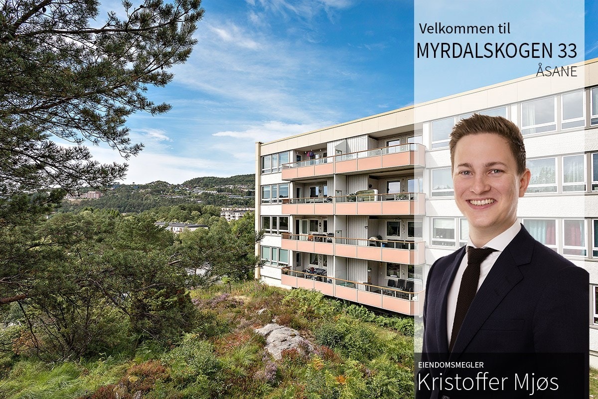 Leiligheten ligger i 2. etasje i enden av bygget. Galleribilde