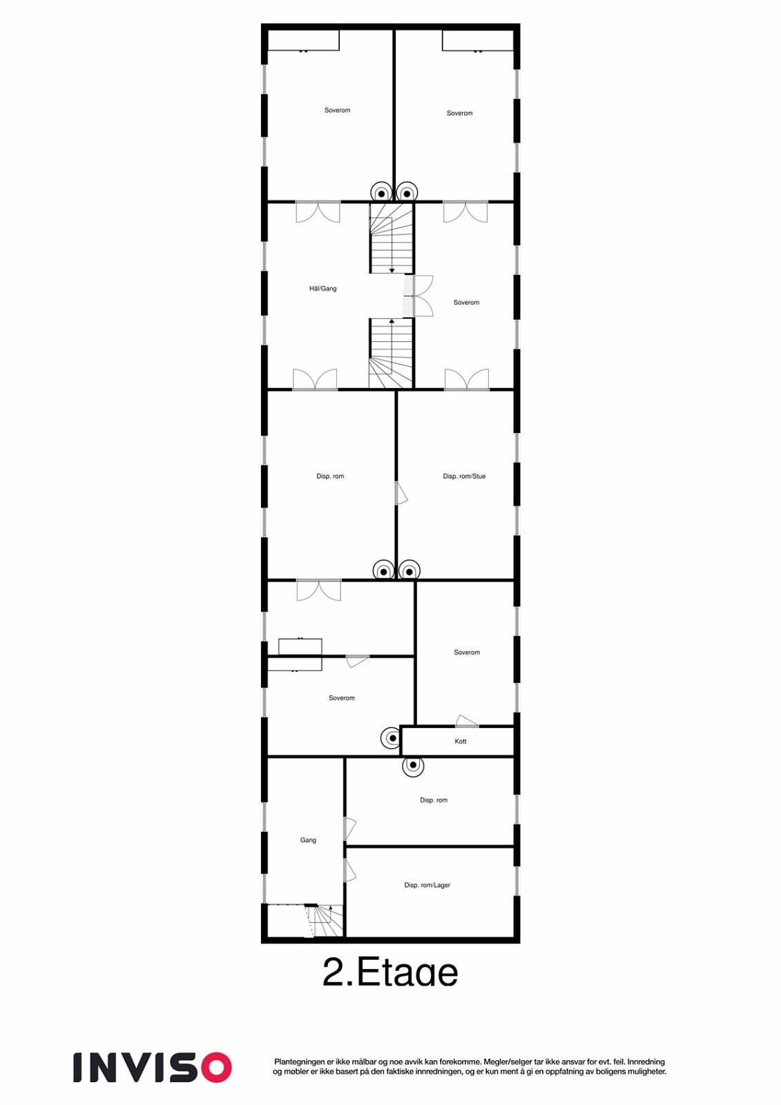 Planskisse 2. etage Galleribilde