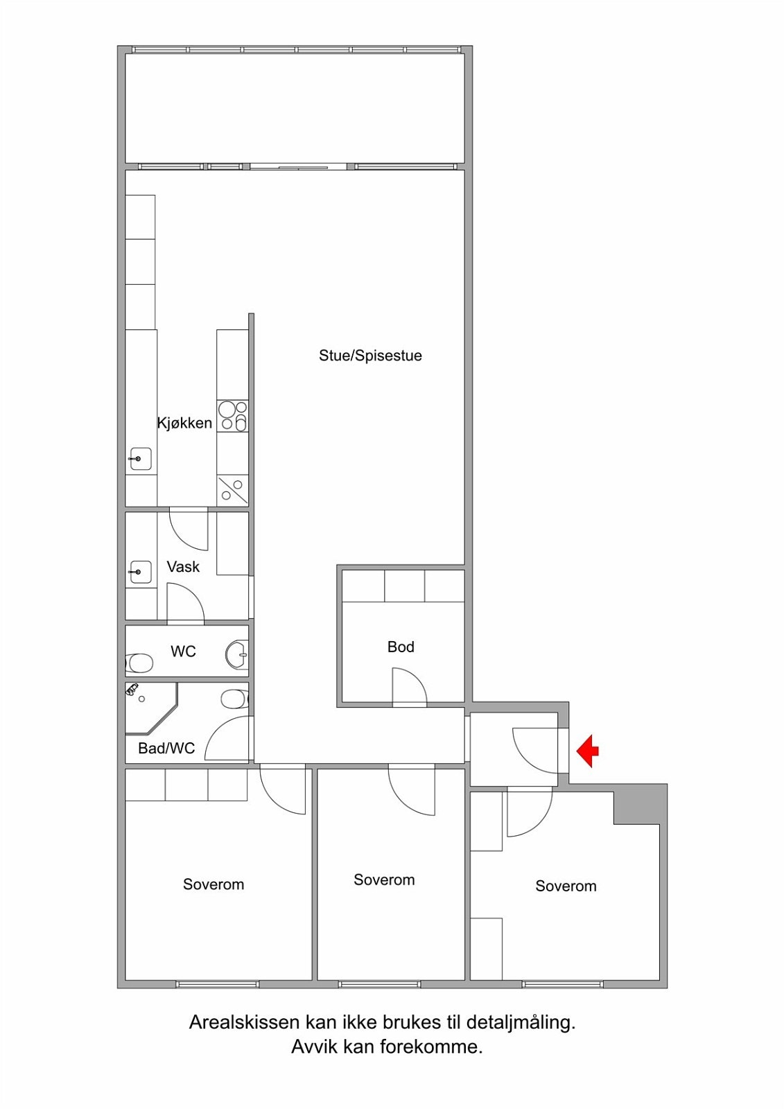 Plantegning 2D Galleribilde