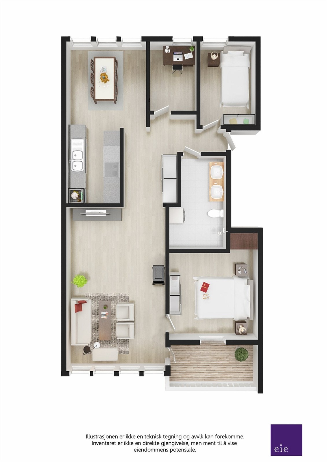 Plantegning Galleribilde