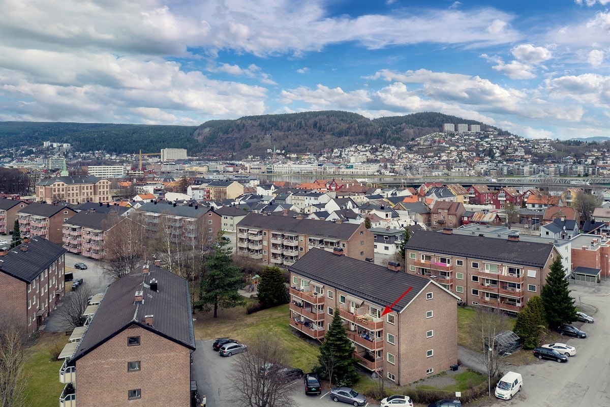 På uteområdet er det mulig å benytte seg av felles sittegrupper, utegrill og lekeplass. Galleribilde