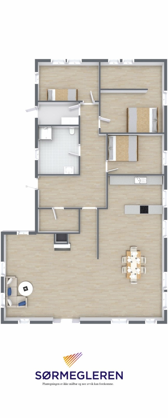 Plantegning Galleribilde