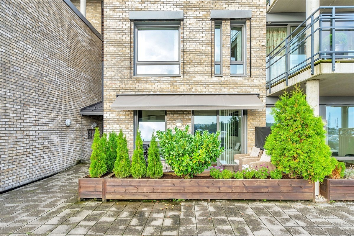 Usjenert terrasse Galleribilde