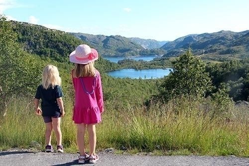 Utsikt frå fellesparkering Galleribilde