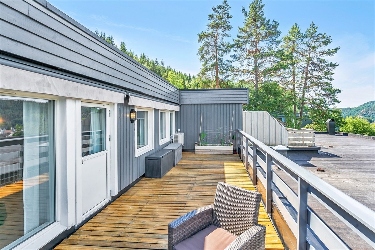 Terrasse med sol hele dagen Galleribilde