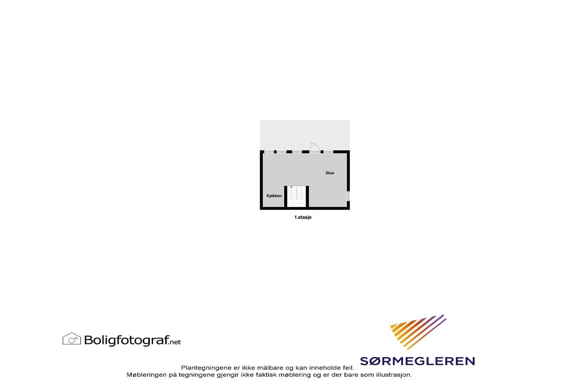 Plantegning 2. plan Galleribilde