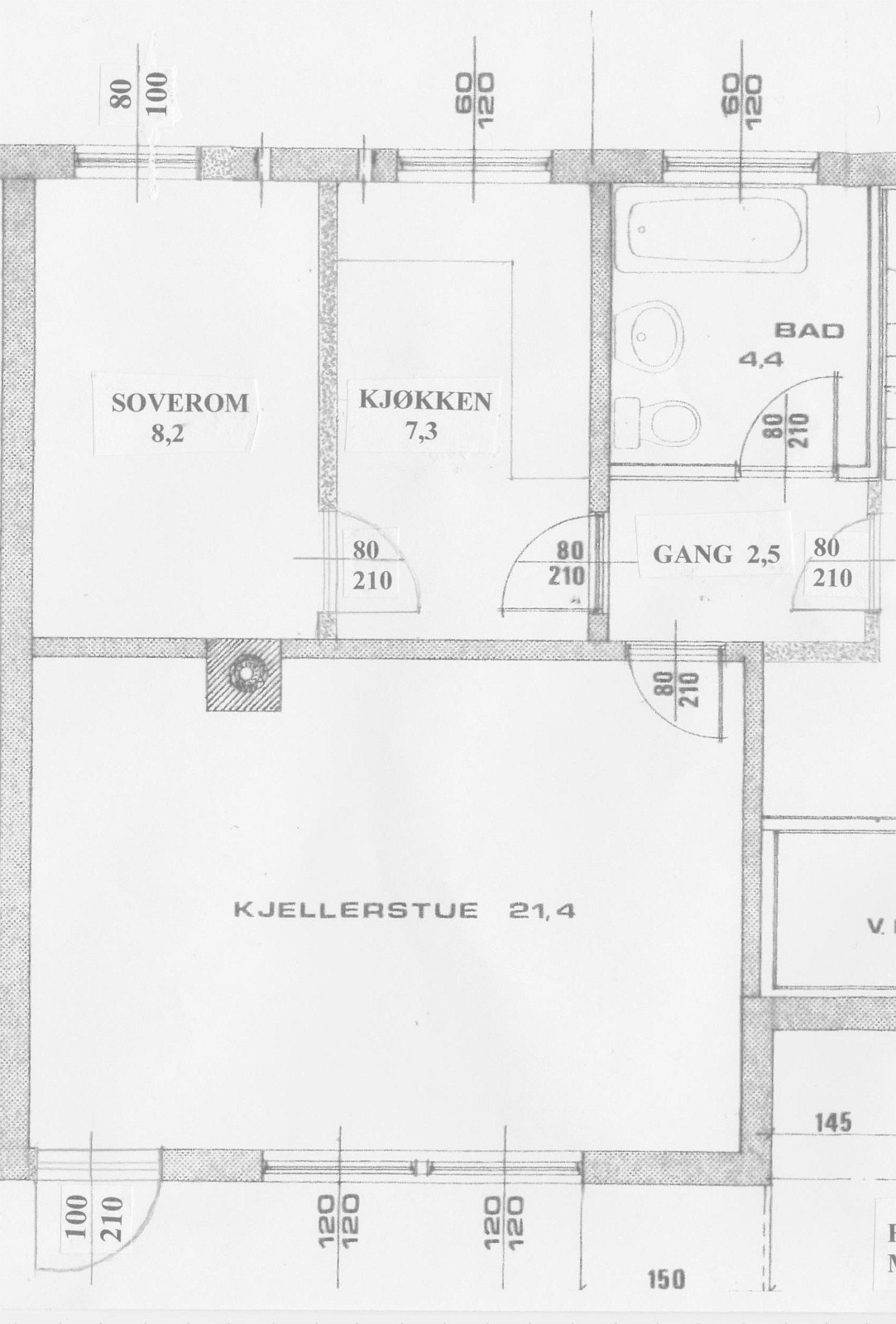 plantegning Galleribilde