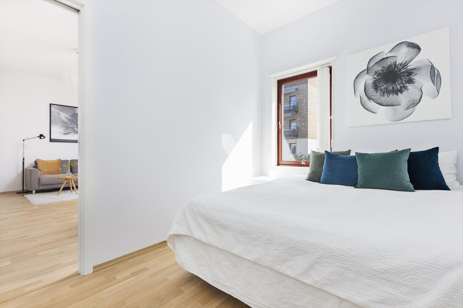 Soverom i tilknytning til stuen. Galleribilde