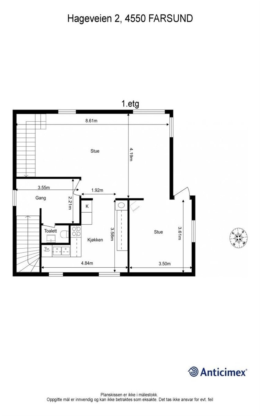 Planskisse Galleribilde