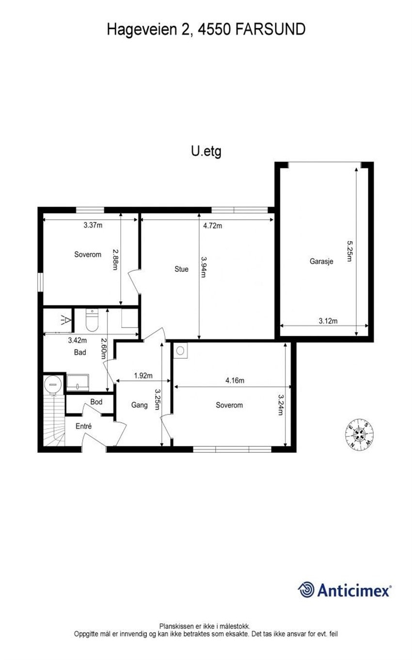 Planskisse Galleribilde